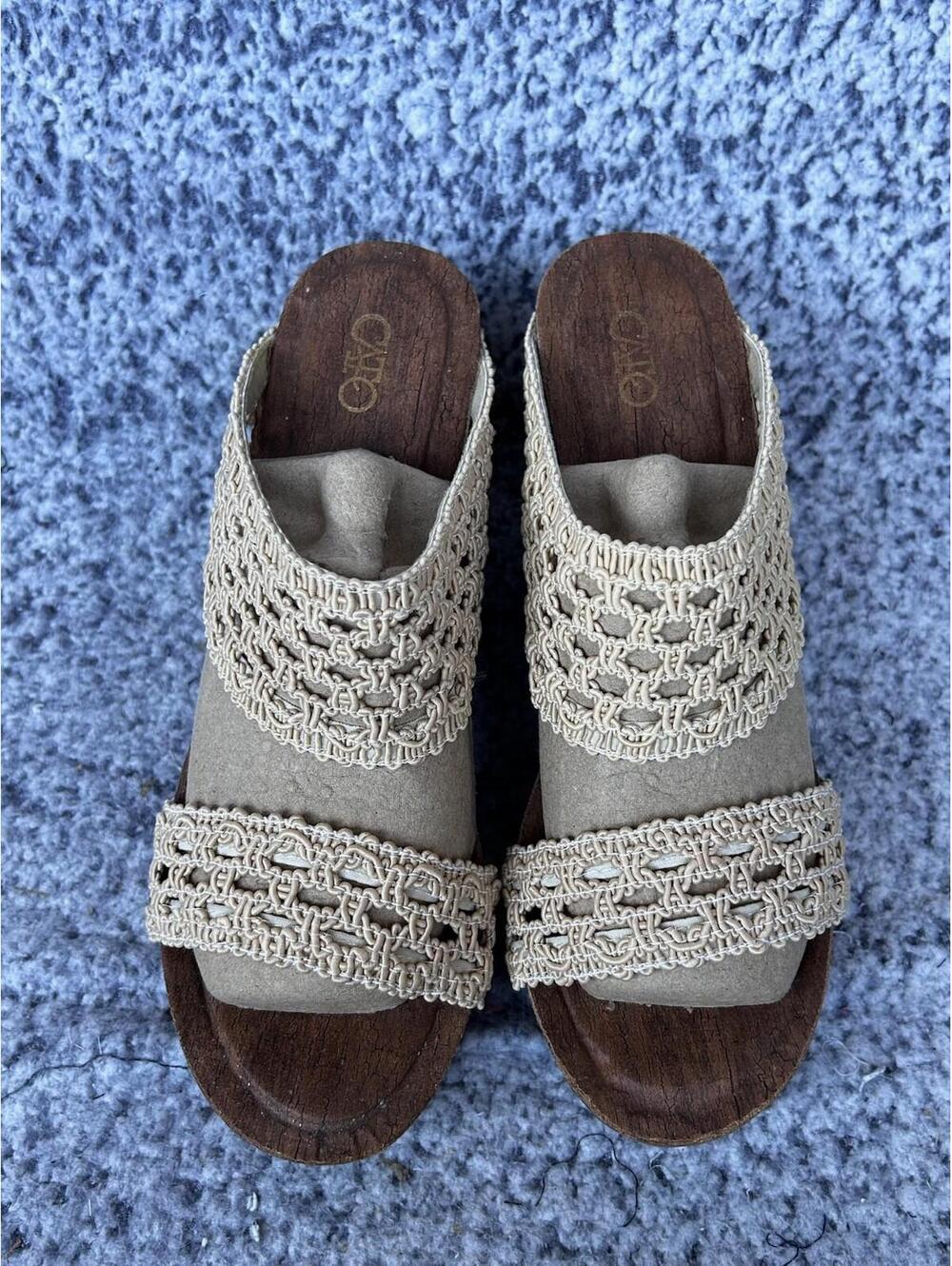 Cato Comfort Wedge Women's Sandal Shoes Platform US Size 8